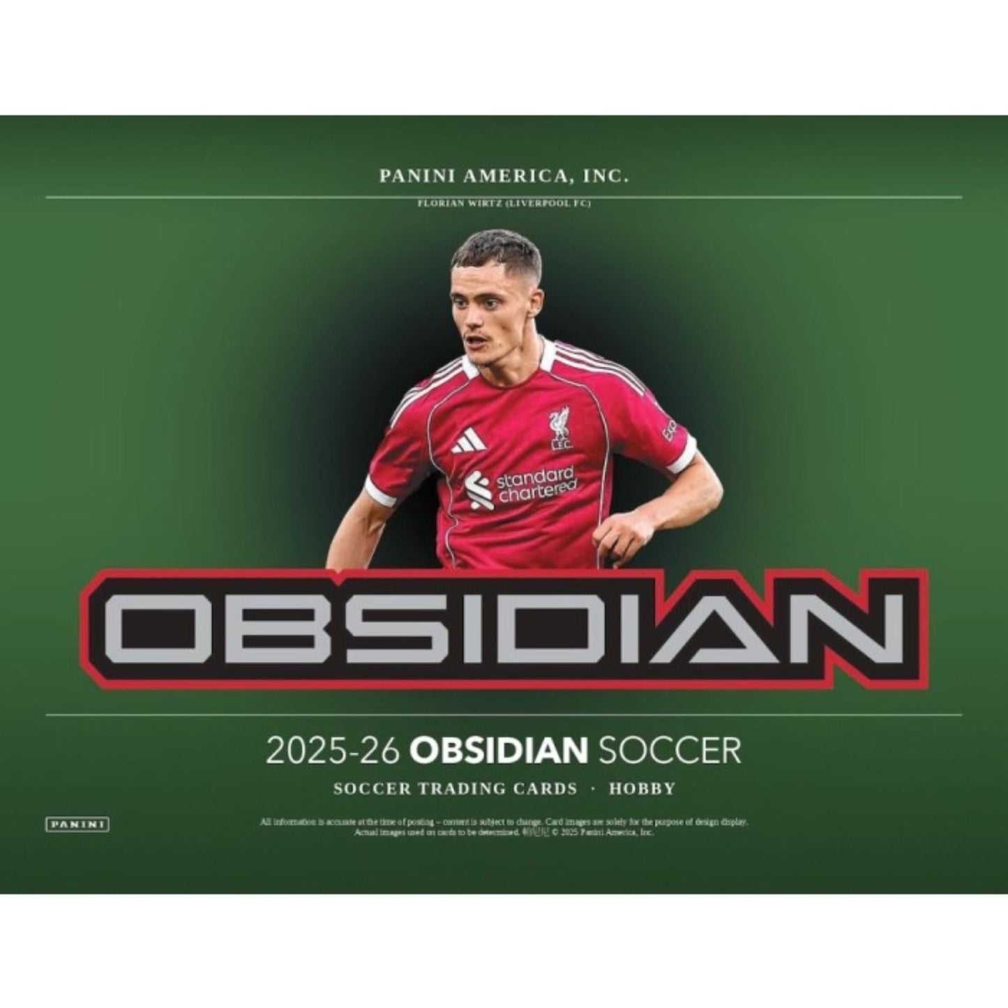 2025/26 Panini Obsidian Soccer Hobby Box (Presell)