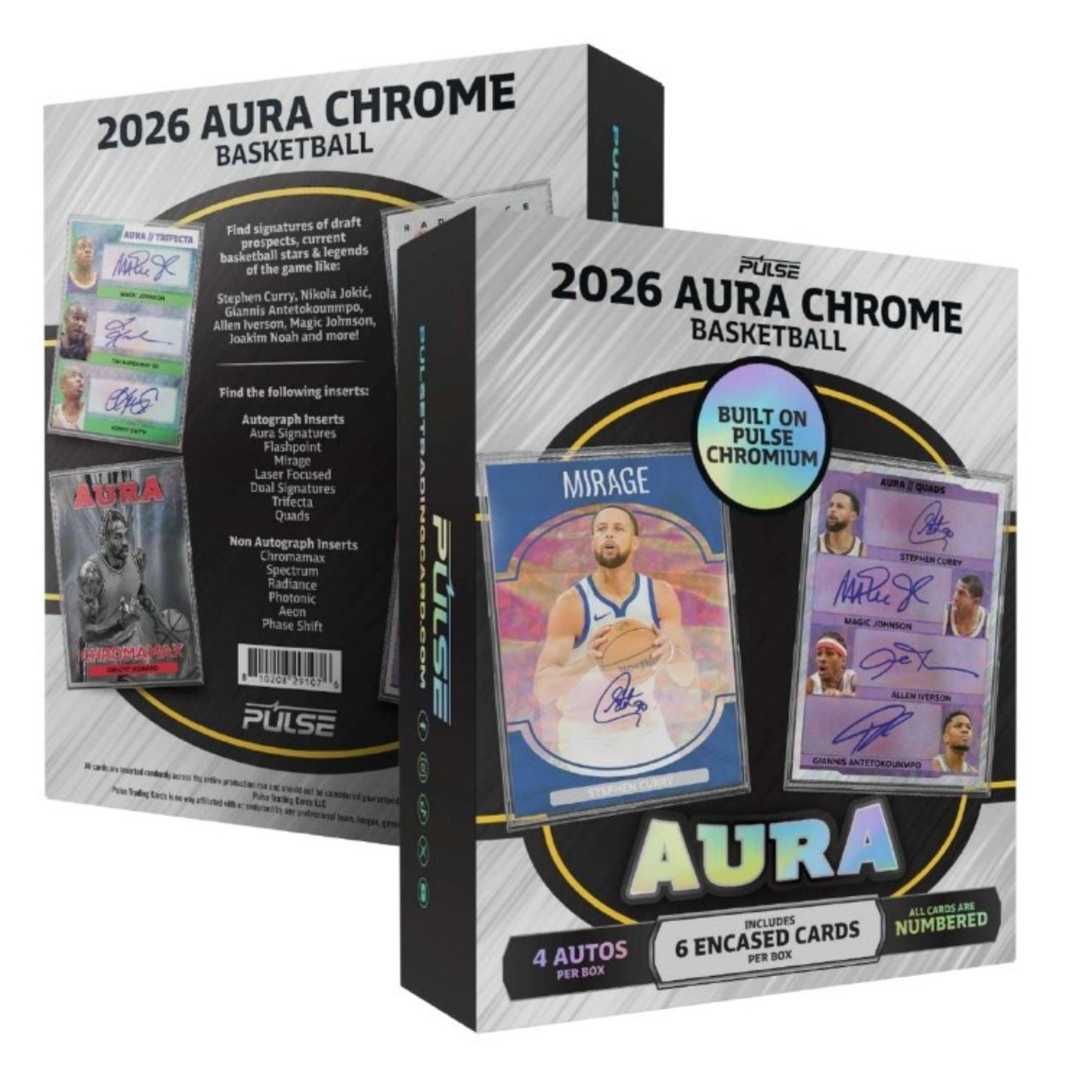 2026 Pulse Aura Chrome Basketball Hobby Box (Presell)
