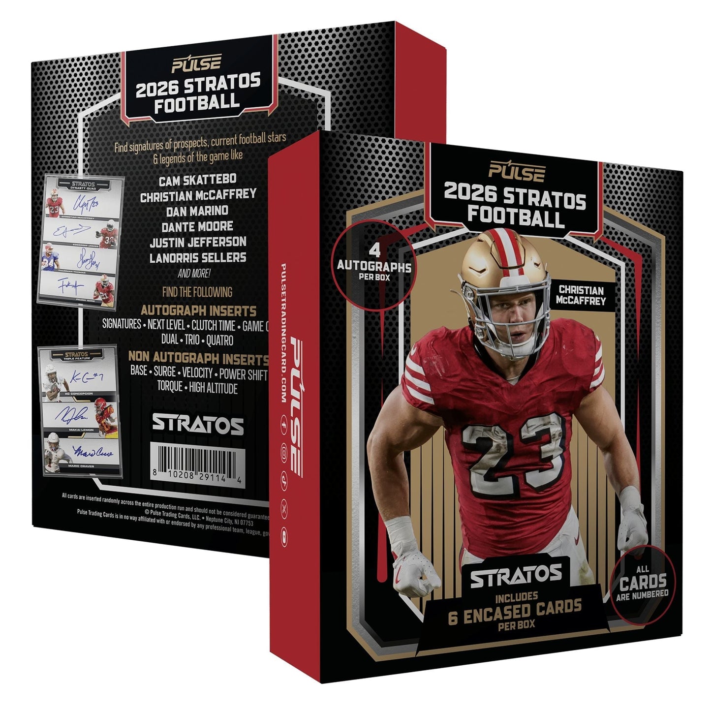 2026 Pulse Stratos Football Hobby Box (Presell)