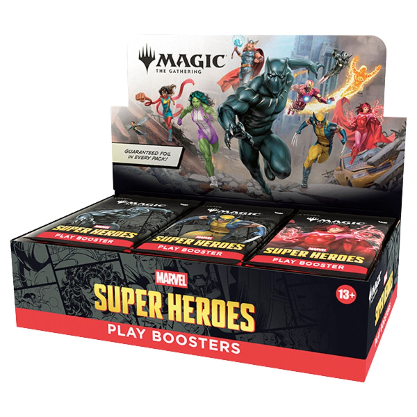 Magic The Gathering Universes Beyond Marvel Super Heroes Play Booster Box (Presell)