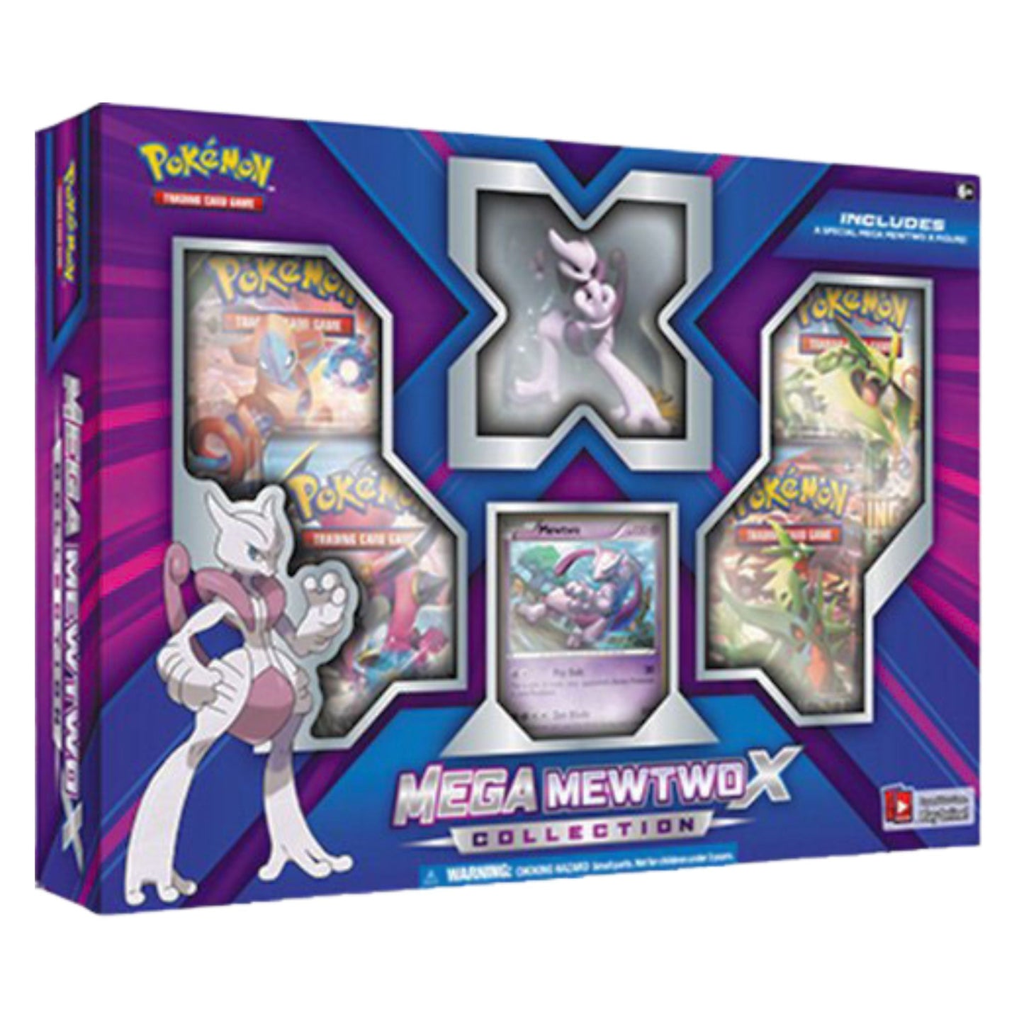 Pokemon XY Breakthrough Mega Mewtwo X Figure Collection Box