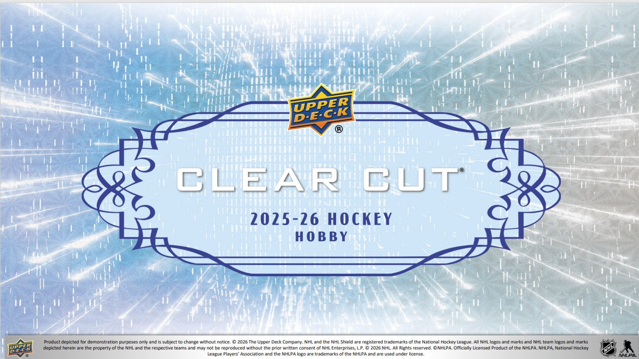 2025/26 Upper Deck Clear Cut NHL Hockey Hobby Box/Case PRE ORDER