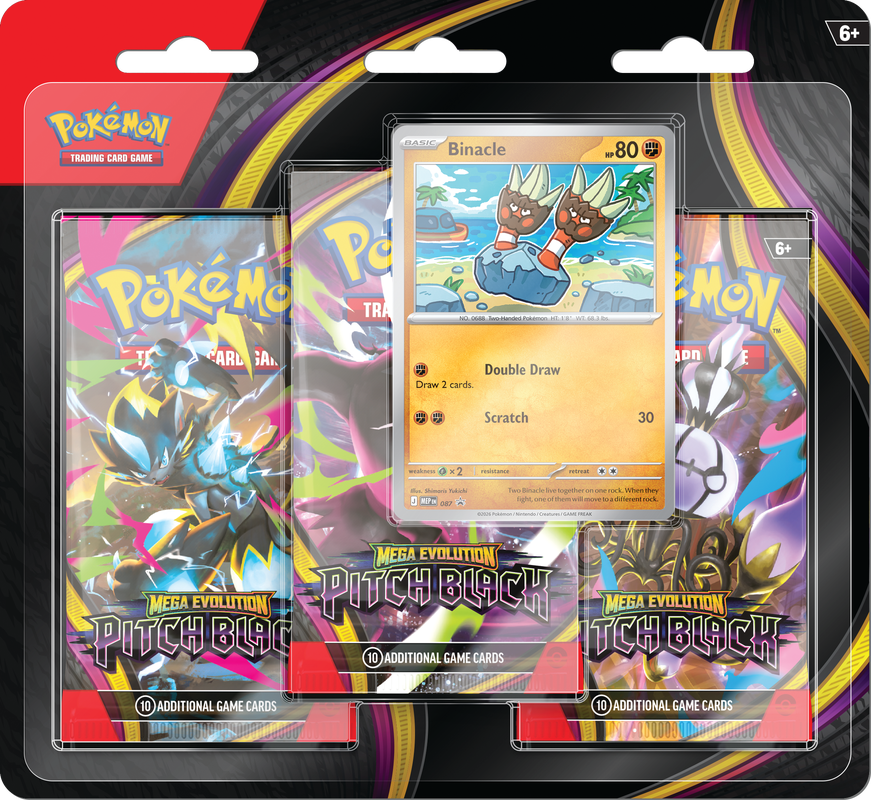 Pokemon Pitch Black 3-Pack Blister Pack/Case PRE ORDER