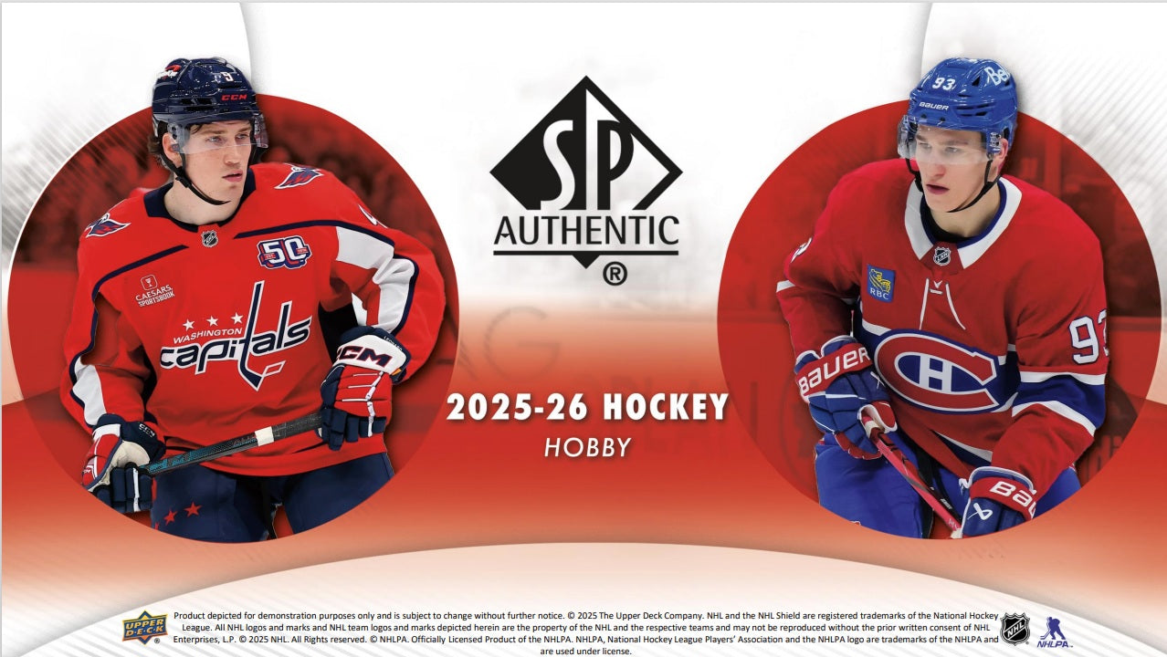 2025/26 Upper Deck SP Authentic NHL Hockey Hobby Box/Case PRE ORDER