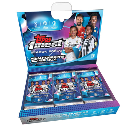 2025/26 Topps Finest UEFA Club Competitions Soccer Hobby Box (Presell)