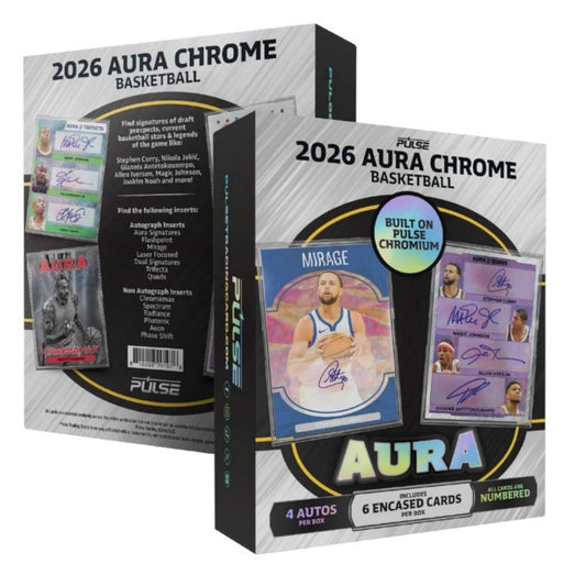 2026 Pulse Aura Chrome Basketball Hobby Box (Presell)