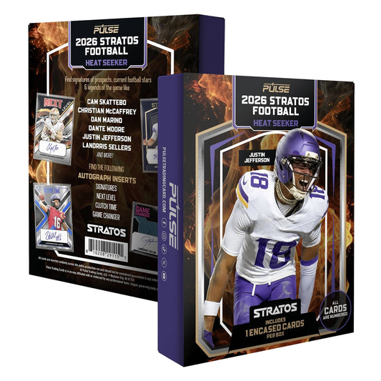 2026 Pulse Stratos Football Hobby Heat Seeker Box (Presell)