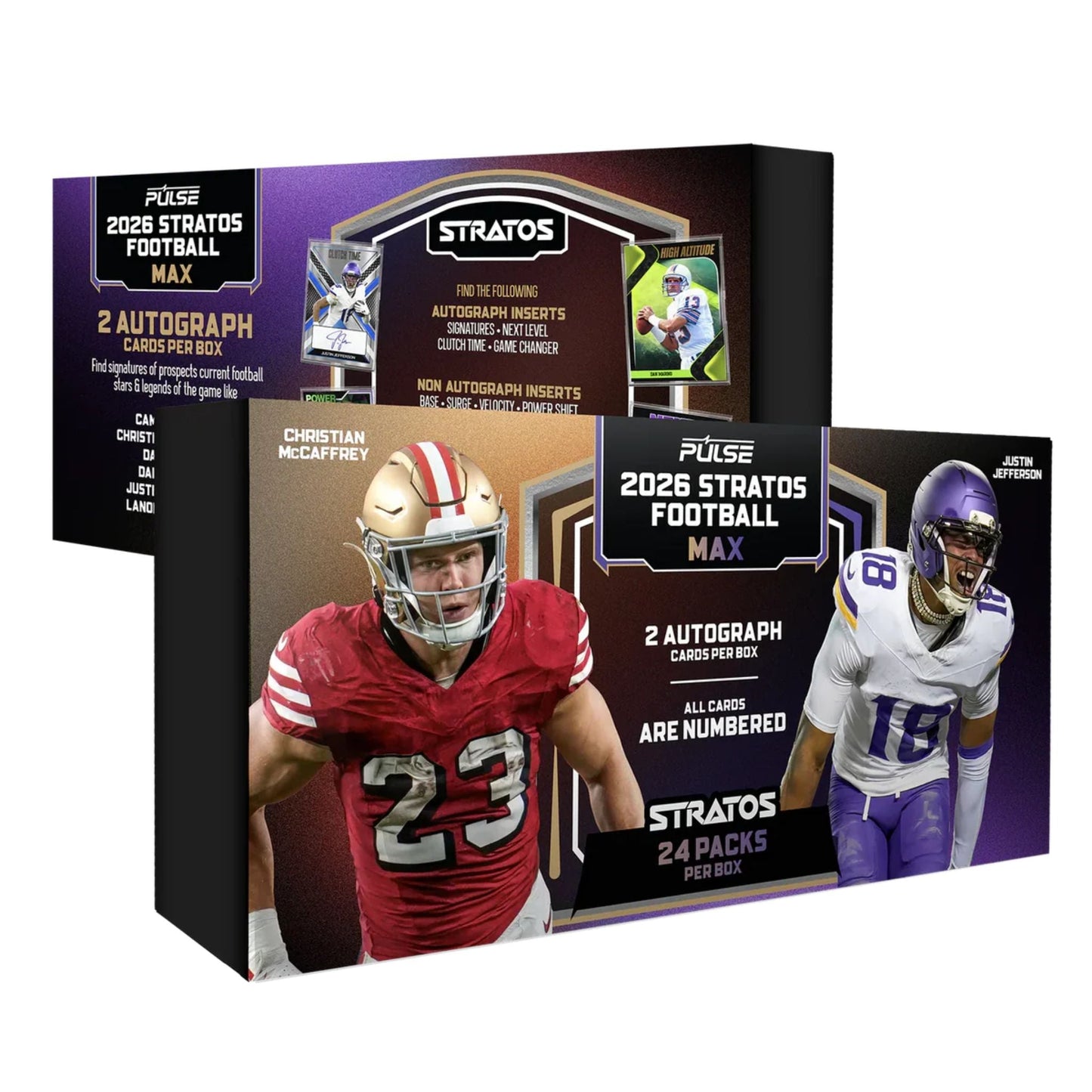 2026 Pulse Stratos Football Hobby Max Edition Box (Presell)