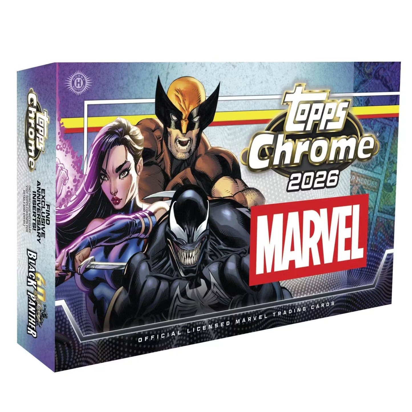 2026 Topps Chrome Marvel Comics Hobby Box (Presell)