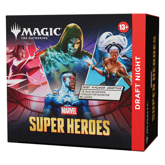 Magic The Gathering Universes Beyond Marvel Super Heroes Draft Night Box (Presell)