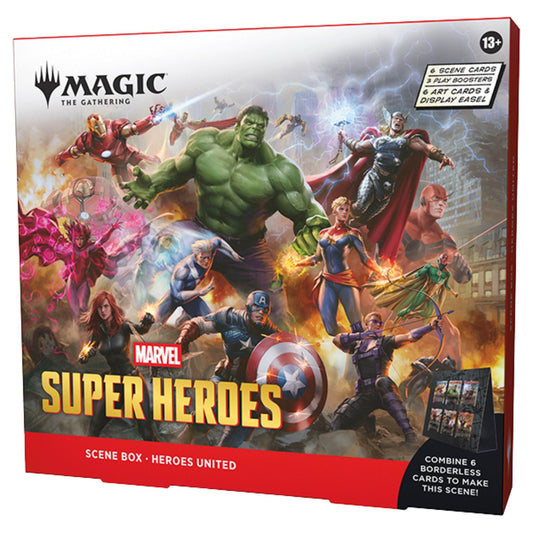 Magic The Gathering Universes Beyond Marvel Super Heroes Heroes United Scene Box (Presell)