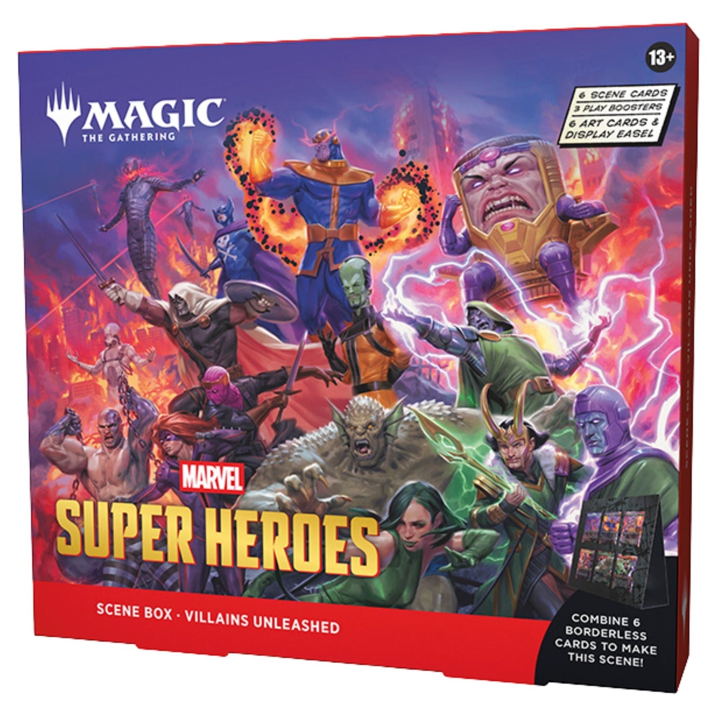 Magic The Gathering Universes Beyond Marvel Super Heroes Villains Unleashed Scene Box (Presell)