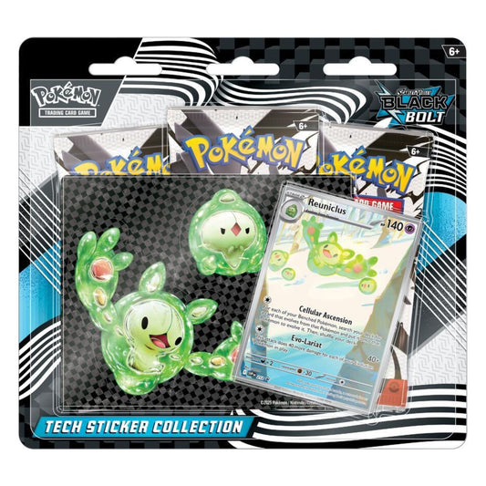 Pokemon Scarlet & Violet Black Bolt Tech Sticker Collection