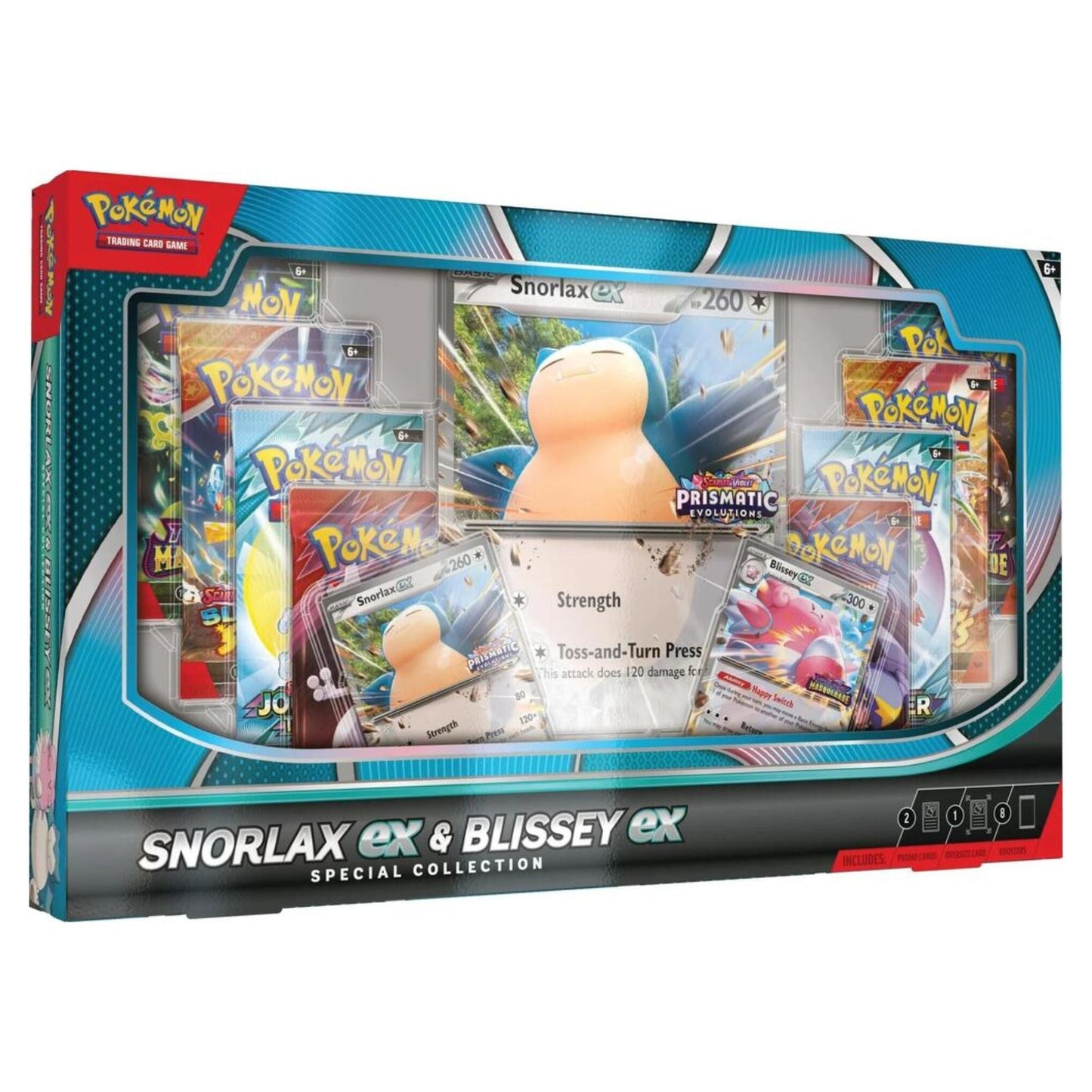 Pokemon Snorlax Ex & Blissey Ex Special Collection Box