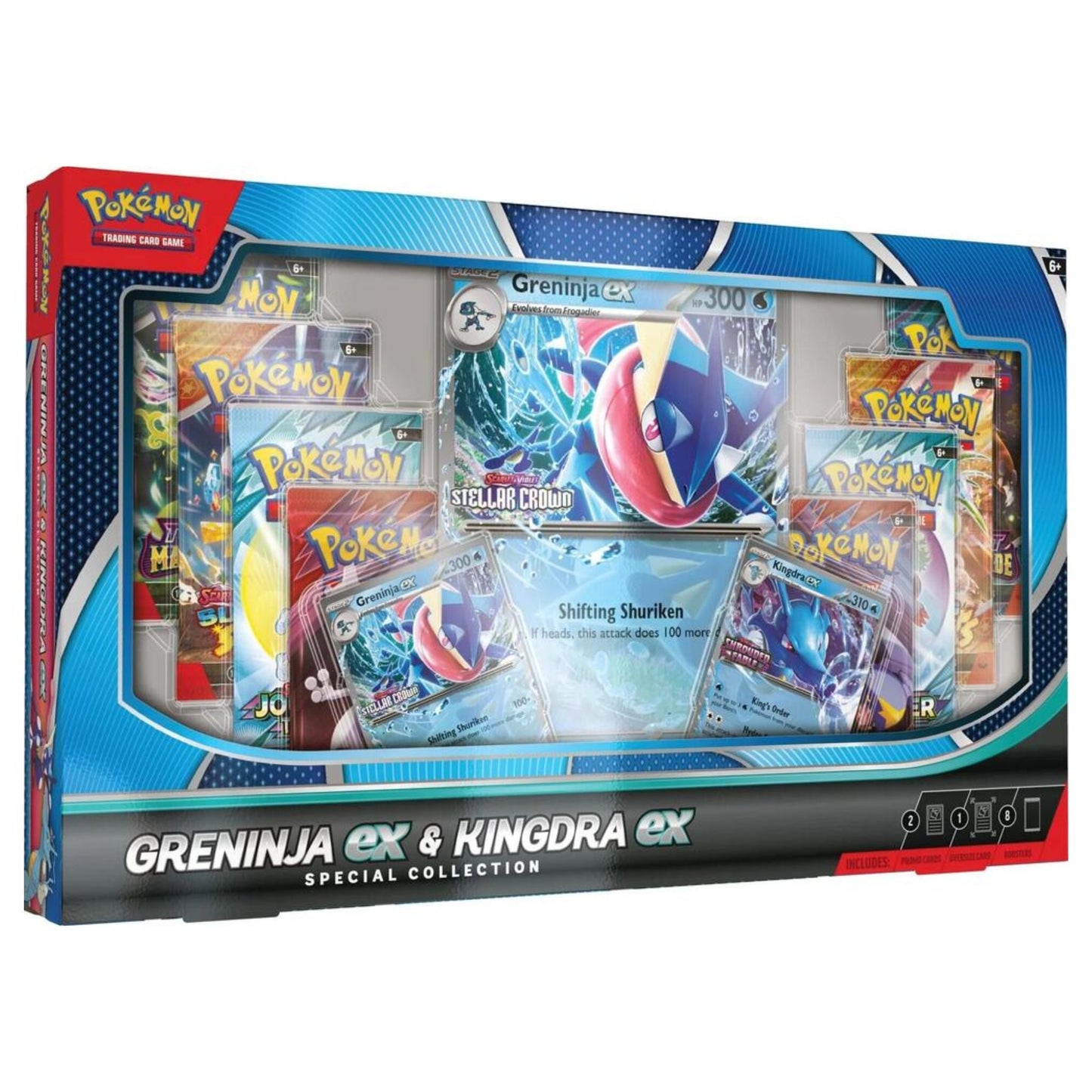 Pokemon Greninja Ex & Kingdra Ex Special Collection Box