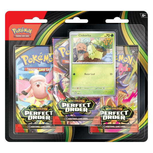 Pokemon Mega Evolution Perfect Order 3-Booster Blister