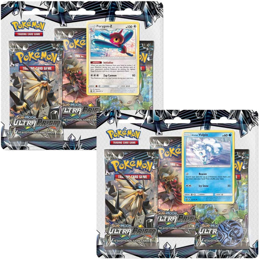 Pokemon Sun & Moon Ultra Prism 3-Pack Blister