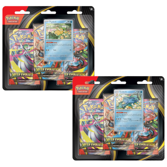 Pokemon Mega Evolution 3-Booster Pack Blister