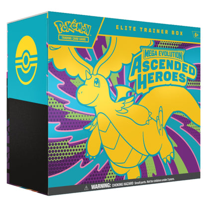 Pokemon Mega Evolution Ascended Heroes Elite Trainer Box