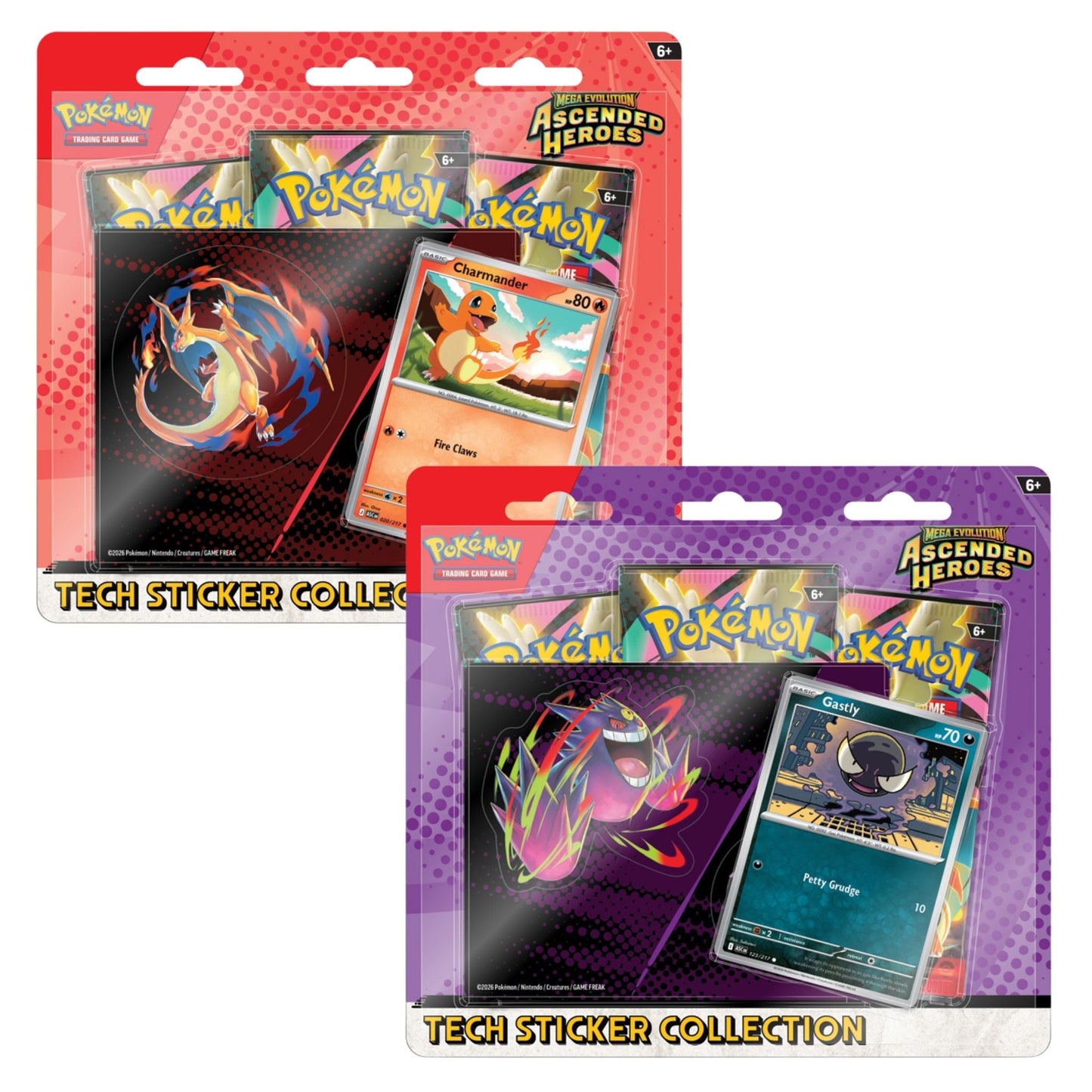 Pokemon Mega Evolution Ascended Heroes Tech Sticker Collection
