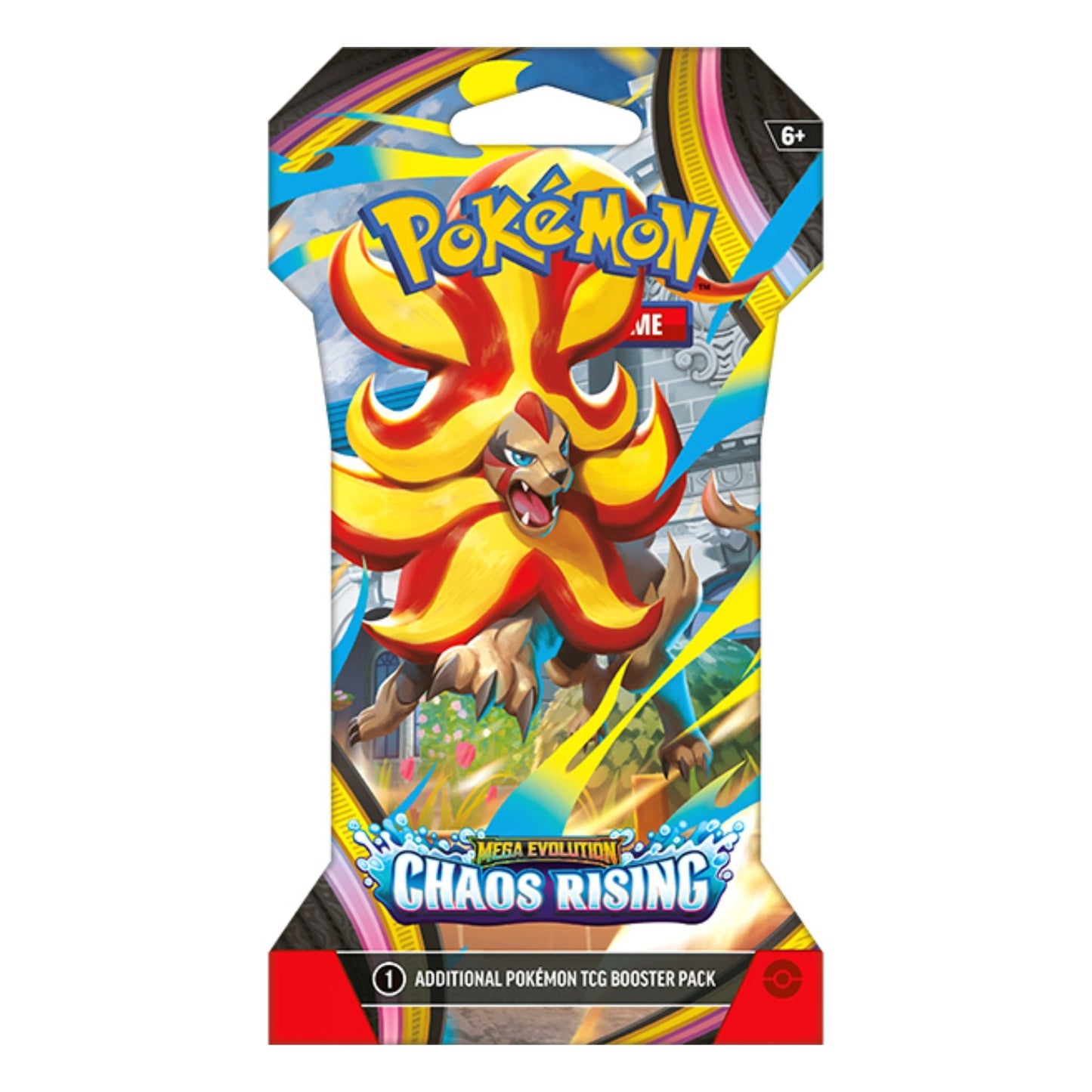 Pokemon Mega Evolution Chaos Rising Sleeved Booster Pack