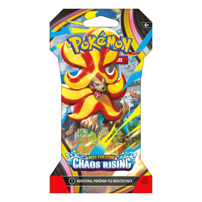 Pokemon Mega Evolution Chaos Rising Sleeved Booster Pack