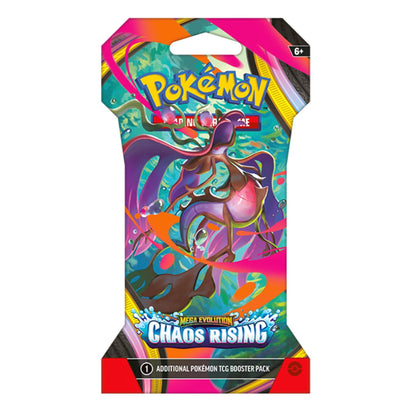 Pokemon Mega Evolution Chaos Rising Sleeved Booster Pack