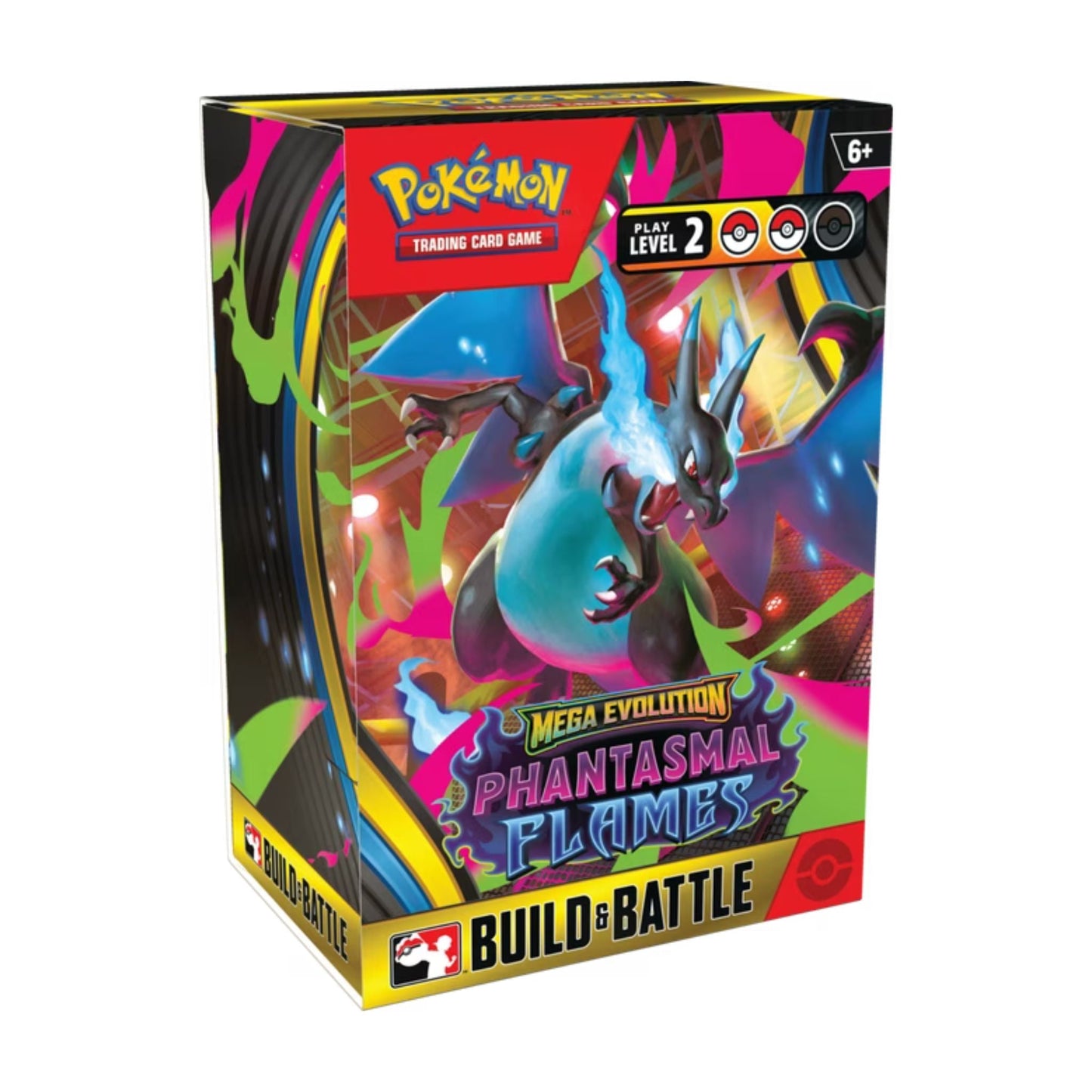 Pokemon Mega Evolution Phantasmal Flames Build & Battle Box