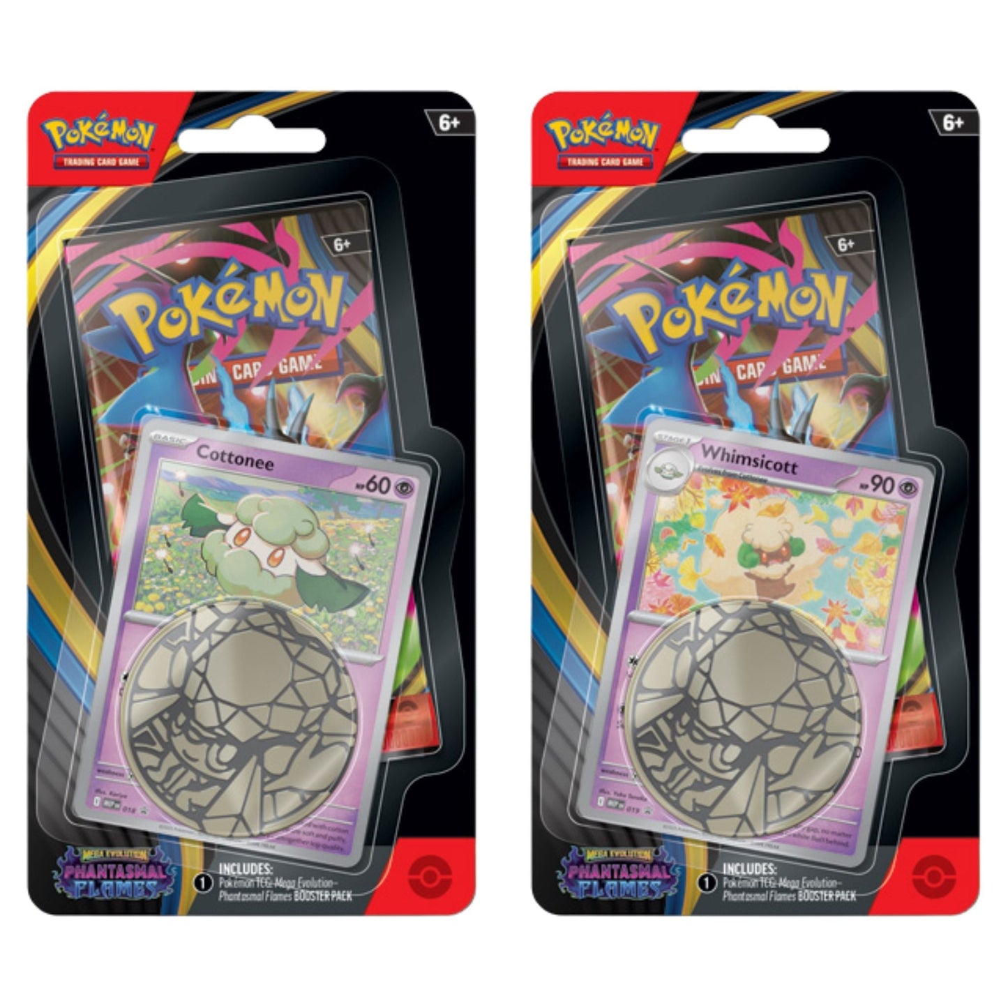 Pokemon Mega Evolution Phantasmal Flames Checklane Blister