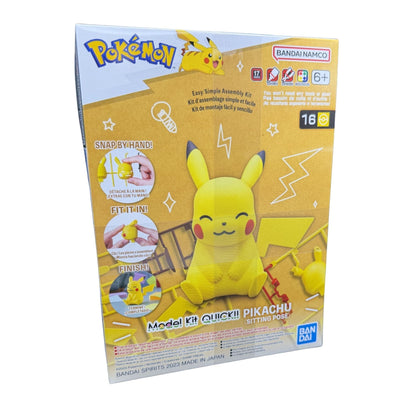 Pokemon Quick!! 16 Pikachu Sitting Pose Model Kit