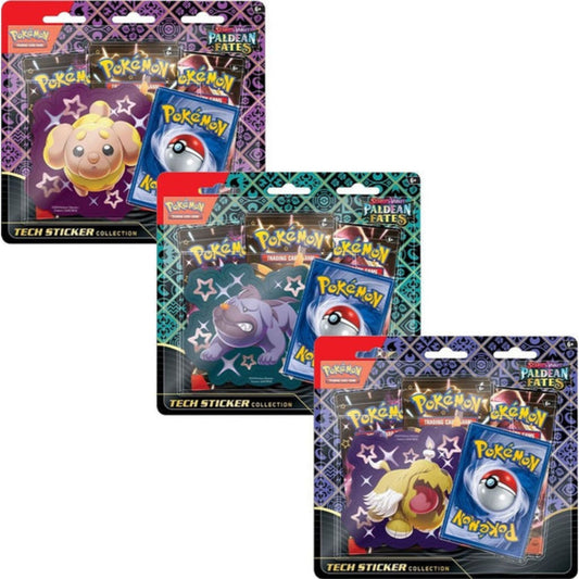 Pokemon Scarlet & Violet Paldean Fates Tech Sticker Collection
