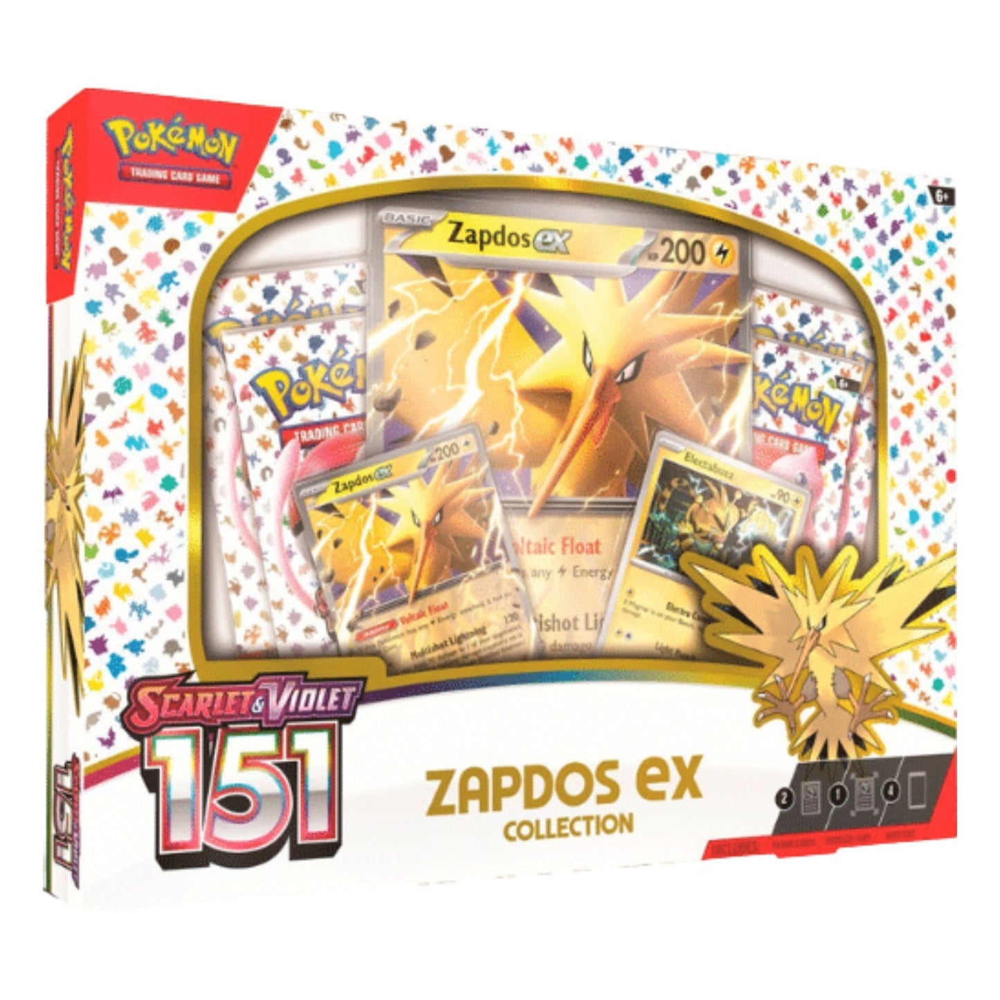 Pokemon Scarlet & Violet 151 Zapdos EX Box