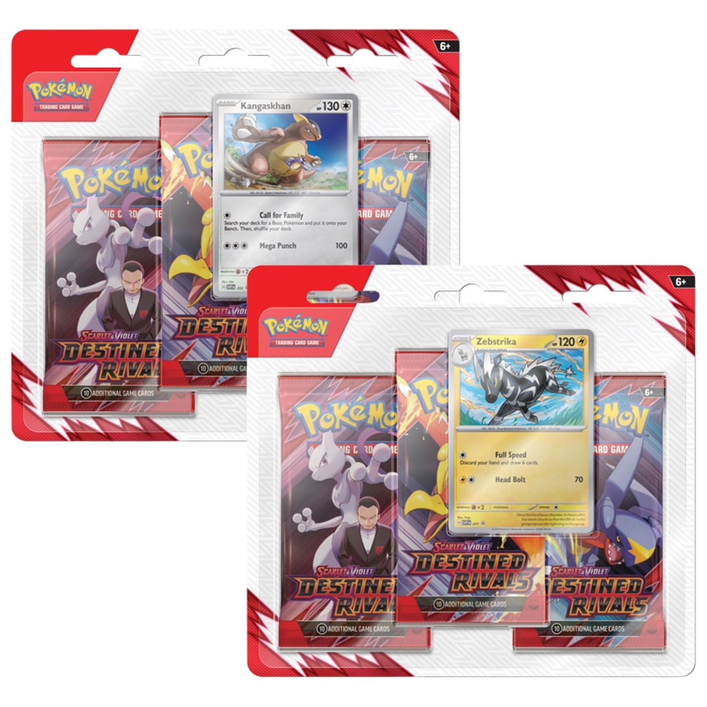 Pokemon Scarlet & Violet Destined Rivals 3-Booster Pack Blister