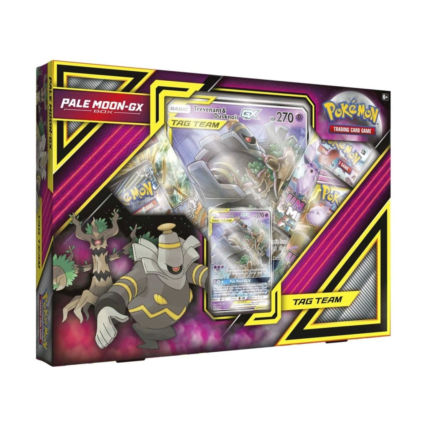 Pokemon Unified Minds Trevenant & Dusknoir Tag Team Pale Moon GX Box