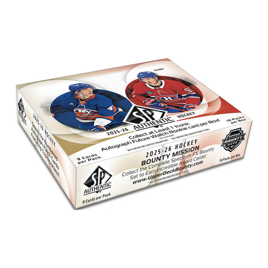 2025/26 Upper Deck SP Authentic NHL Hockey Hobby Box/Case PRE ORDER