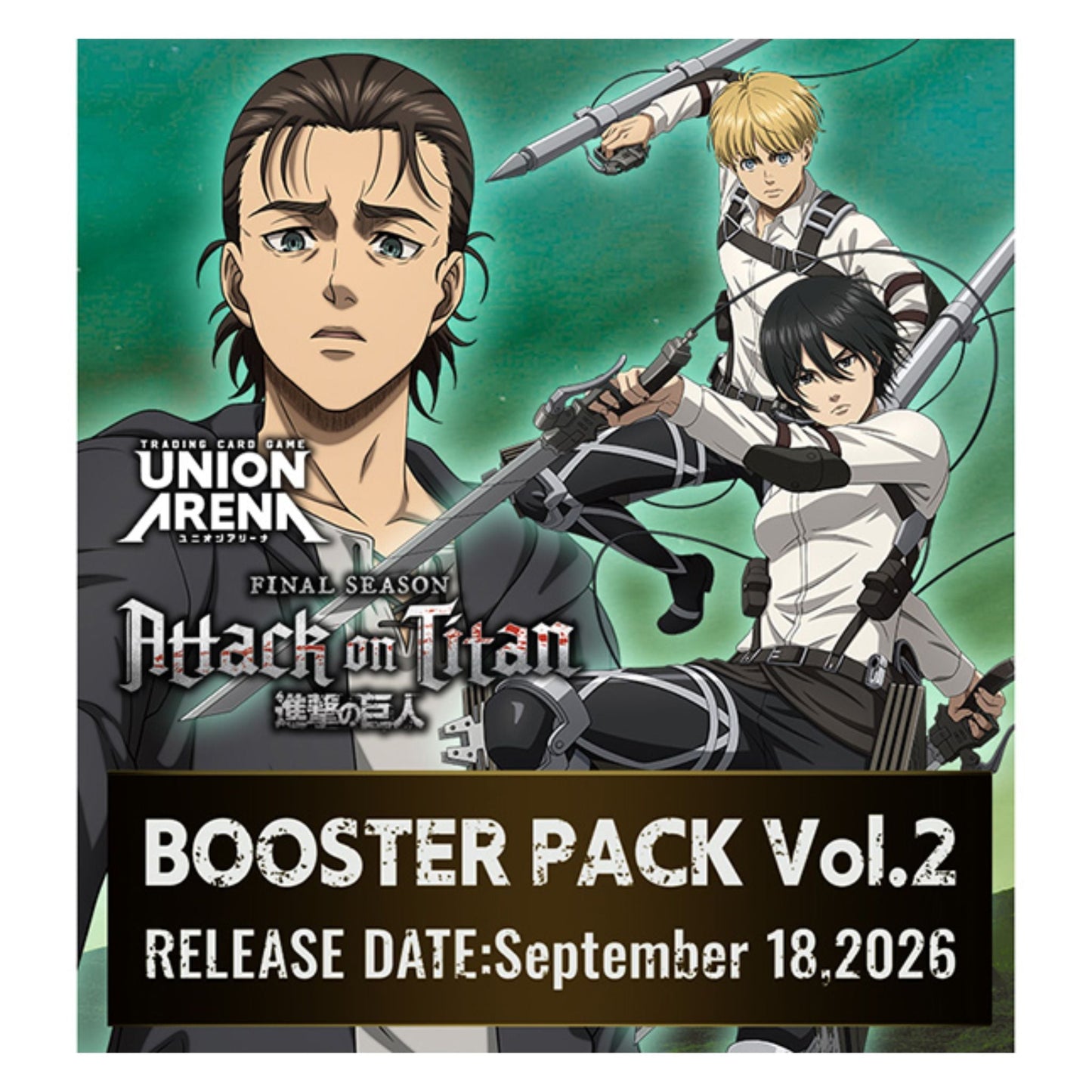 Union Arena Attack on Titan Vol.2 Booster Box (Presell)