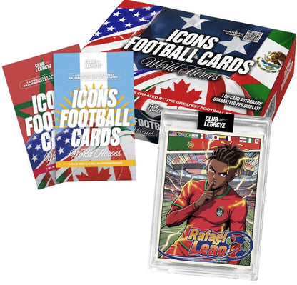 2026 Club Legacyz Icons 4th Edition Football Soccer Hobby Box PRE ORDER