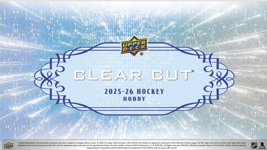 2025/26 Upper Deck Clear Cut NHL Hockey Hobby Box/Case PRE ORDER
