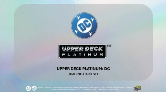 2026 Upper Deck DC Platinum Hobby Box/Case PRE ORDER