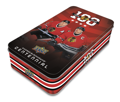2025/26 Upper Deck Chicago Blackhawks Centennial NHL Hockey Hobby Tin/Case PRE ORDER