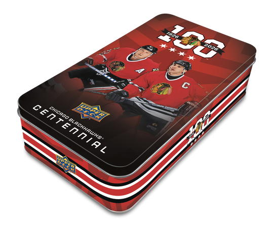 2025/26 Upper Deck Chicago Blackhawks Centennial NHL Hockey Hobby Tin/Case PRE ORDER