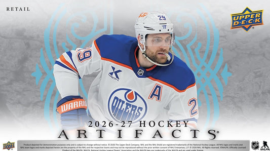 2026/27 Upper Deck Artifacts NHL Hockey Blaster Box/Case PRE ORDER