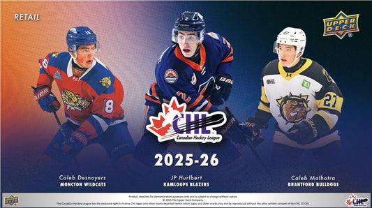 2025/26 Upper Deck CHL Hockey Blaster Box/Case PRE ORDER