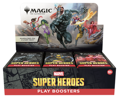 Magic The Gathering Marvel Super Heroes Play Booster Box/Case PRE ORDER