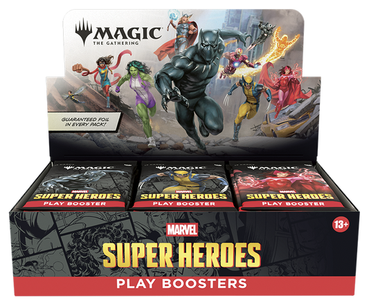 Magic The Gathering Marvel Super Heroes Play Booster Box/Case PRE ORDER