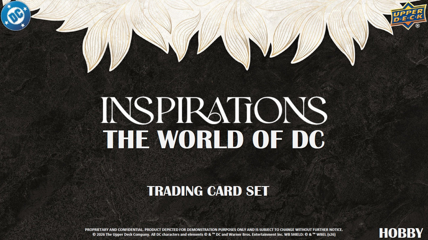 2026 Upper Deck Inspirations: The World of DC Hobby Box/Case PRE ORDER