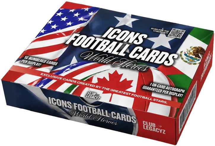 2026 Club Legacyz Icons 4th Edition Football Soccer Hobby Box PRE ORDER