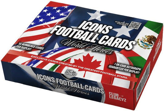 2026 Club Legacyz Icons 4th Edition Football Soccer Hobby Box PRE ORDER
