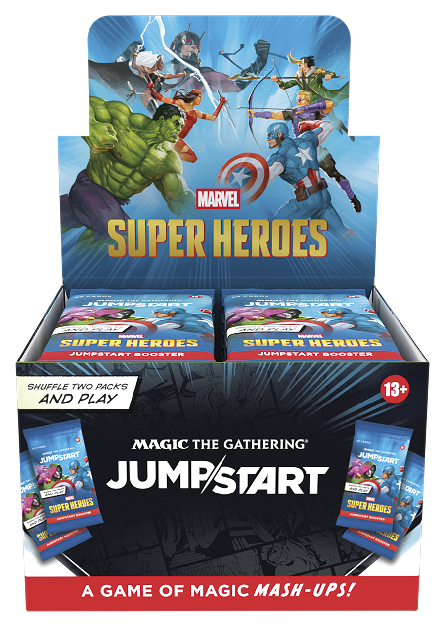 Magic The Gathering Marvel Super Heroes Jumpstart Booster Box/Case PRE ORDER